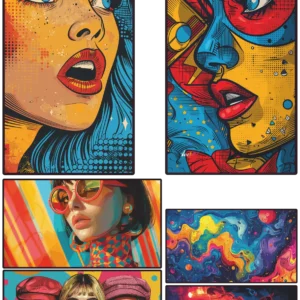 Années 60 x6 – Flower Power
