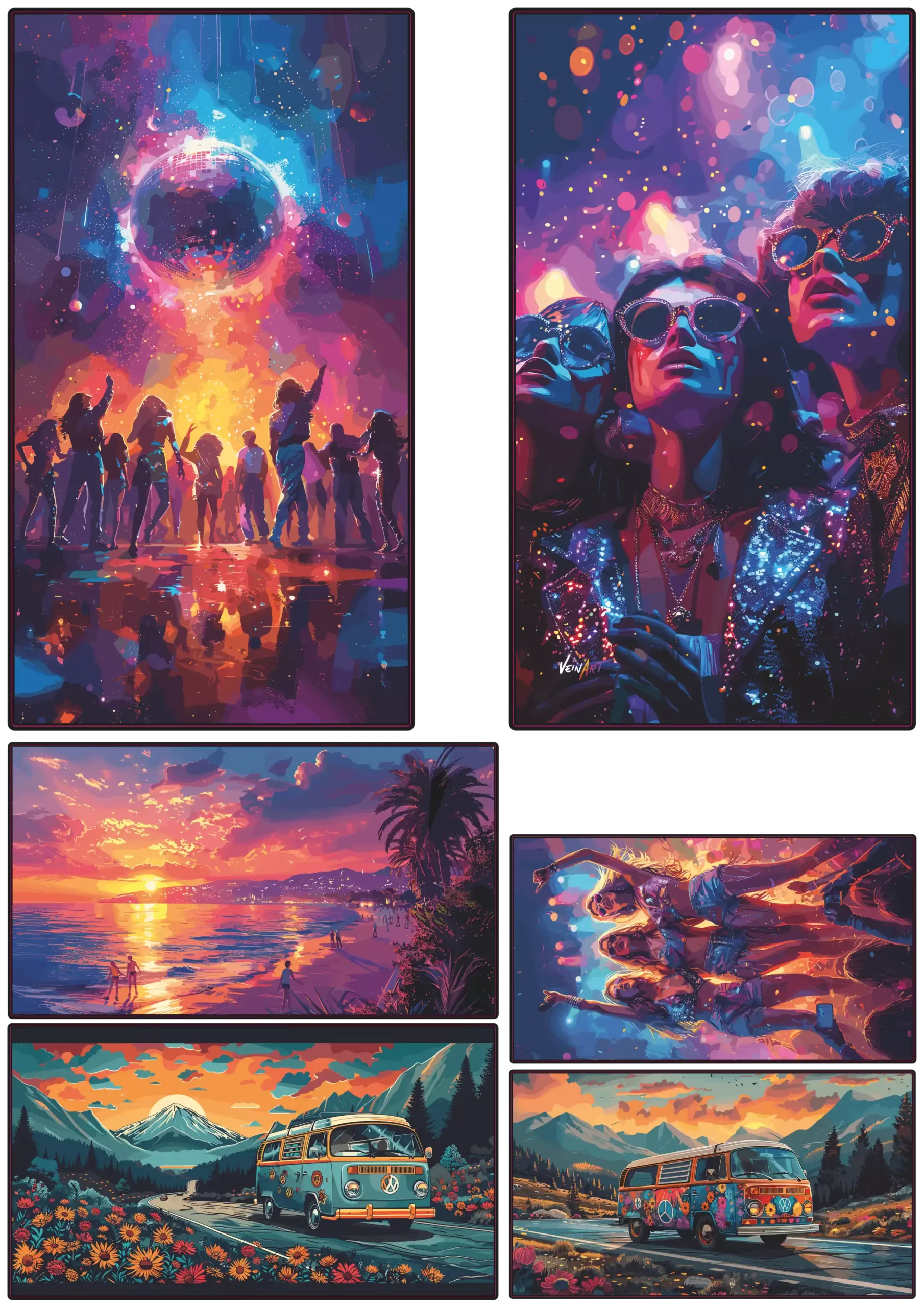 Années 70 x6 – Vibrations Rétro