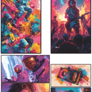 Années 80 x6 – Paillettes et Glamour