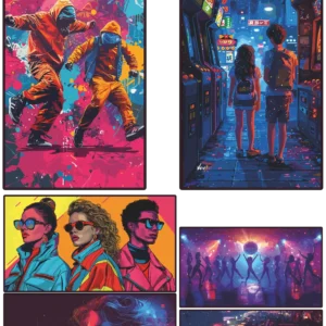 Années 80 x6 – Jeux et Révolutions