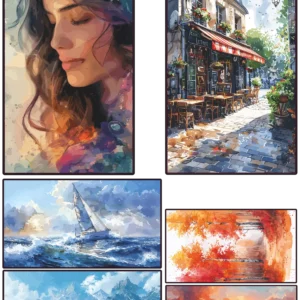 Auarelle x6 – Couleurs Automnales