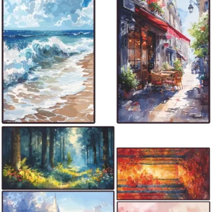 Auarelle x6 – Vibrations Pastels