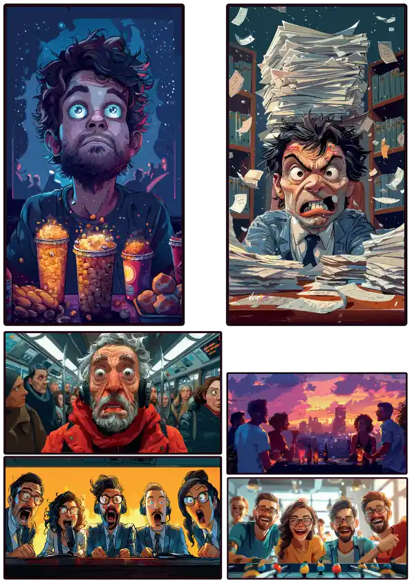Caricatures - Traits Exagérés
