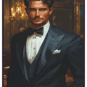 Homme Charismatique – Élégance Intemporelle