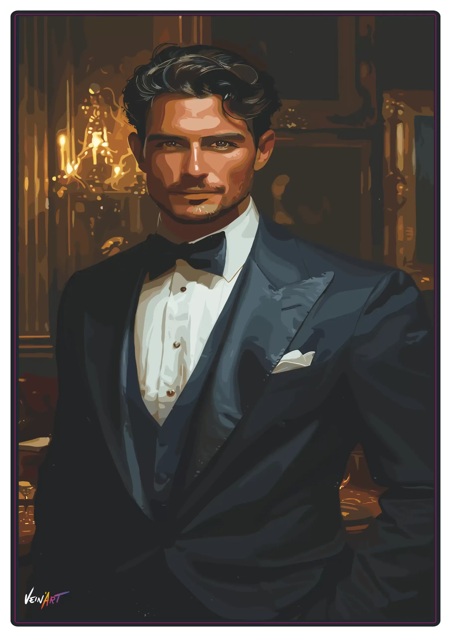 Homme Charismatique – Élégance Intemporelle