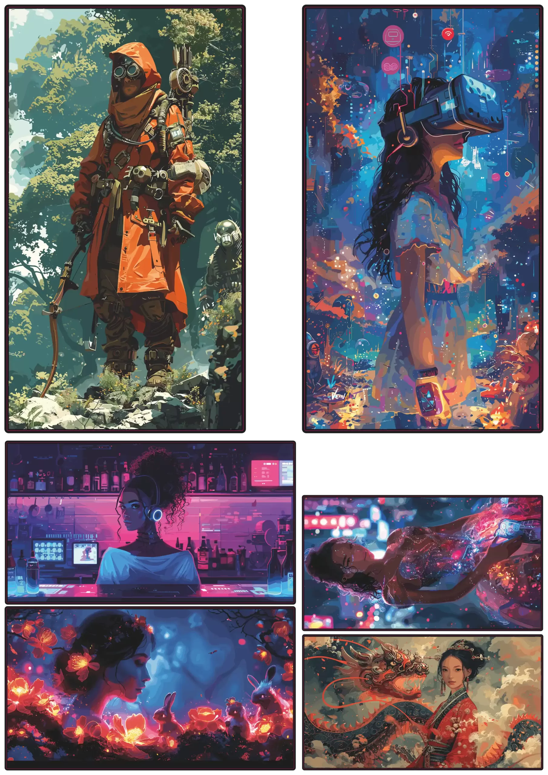 Conte Moderne x6 – Fables du Futur