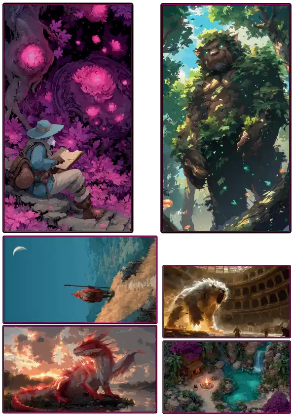 Contes Illustrés – Bestiaire Fantastique