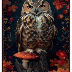 HIBOU BRUN – Sagesse Nocturne