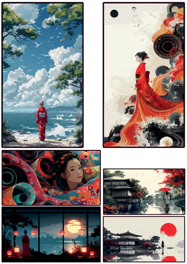 Japon Poétique - Haïkus Visuels