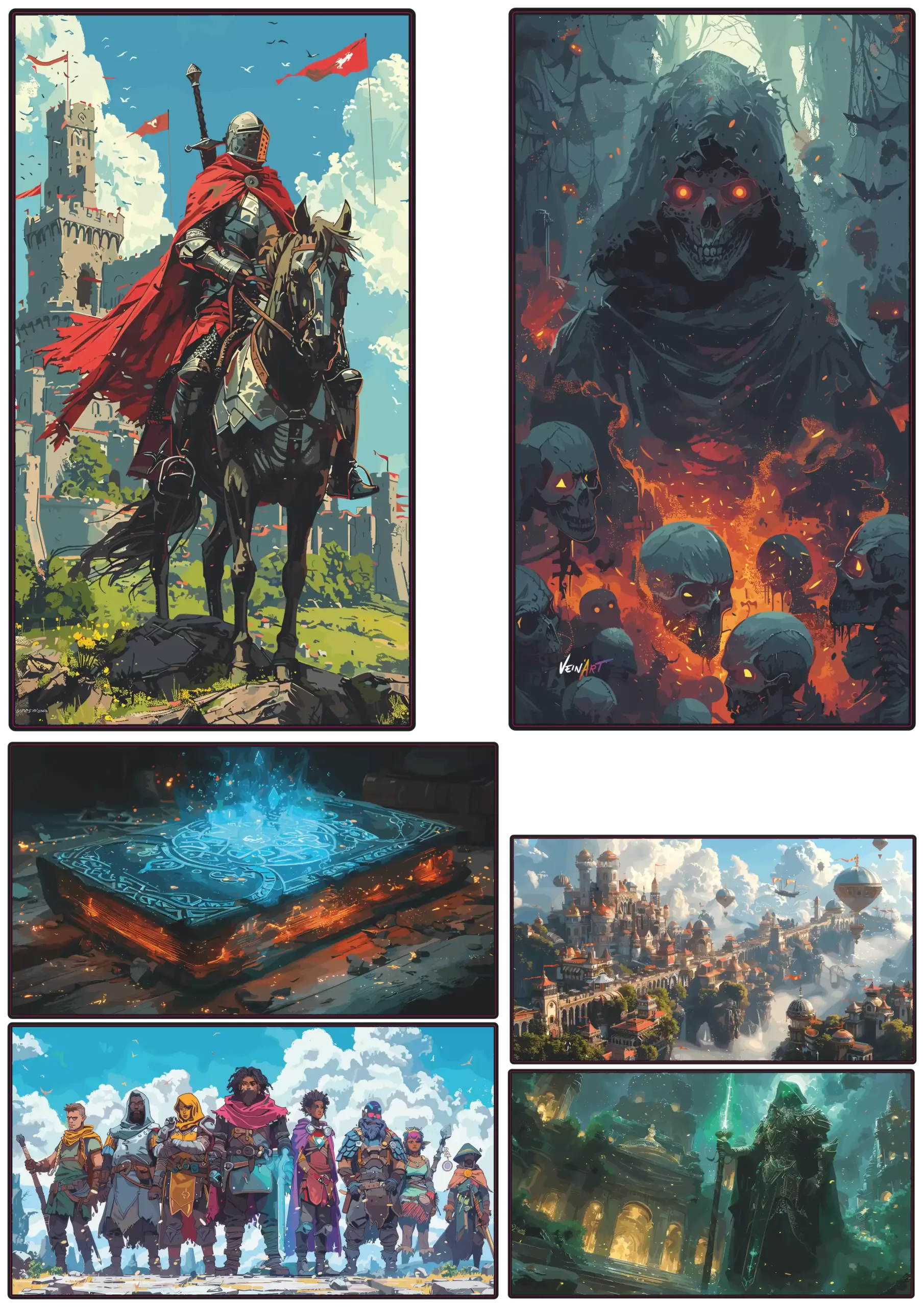Jeu de Rôle x6 – Aventures et Quêtes