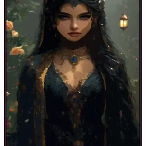 Lady en Noir – Élégance Obscure