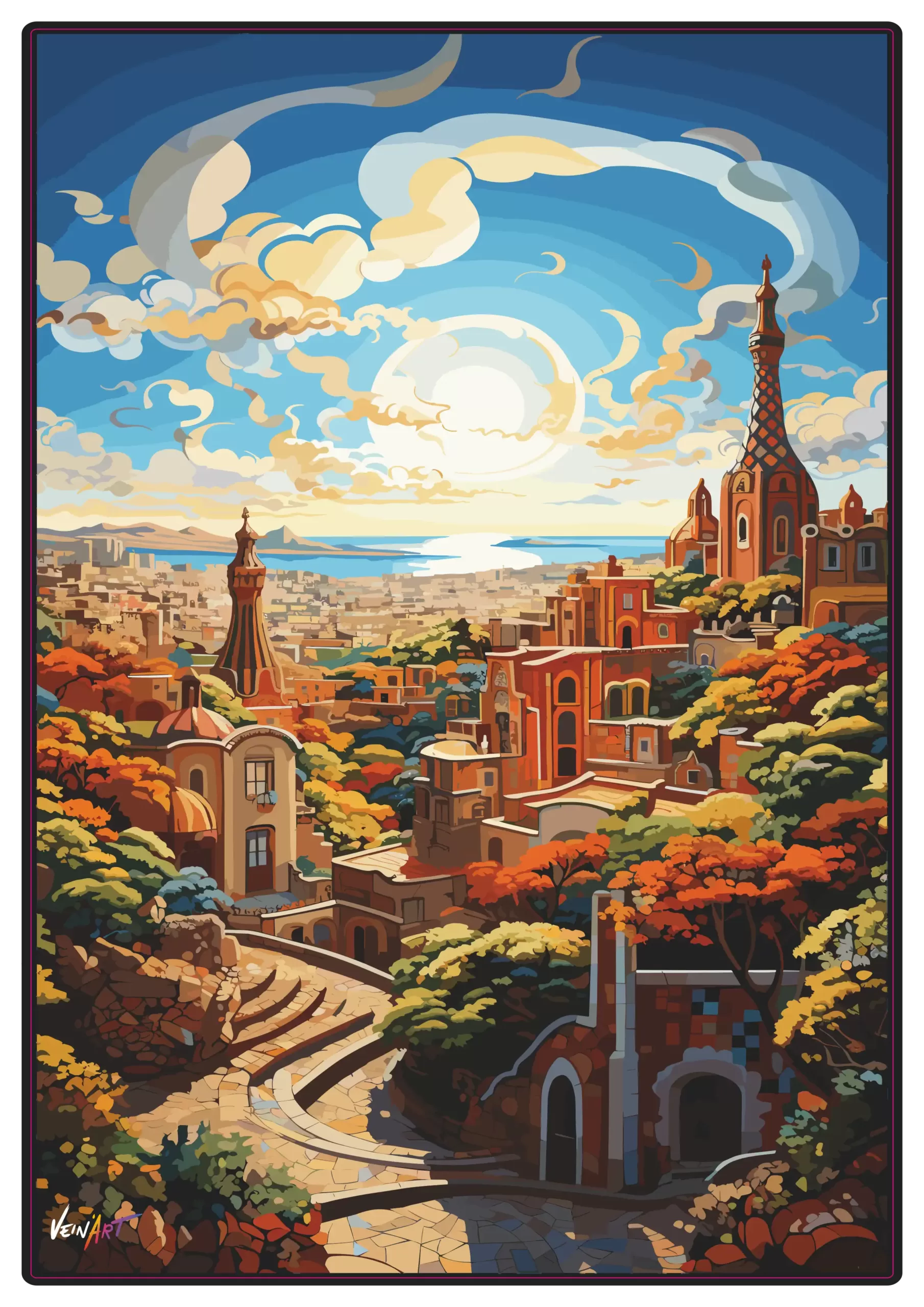 Mosaïque de Gaudí