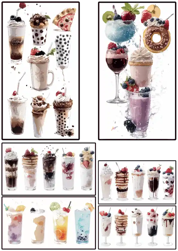 Délices Illustrés - Plaisirs Gourmands