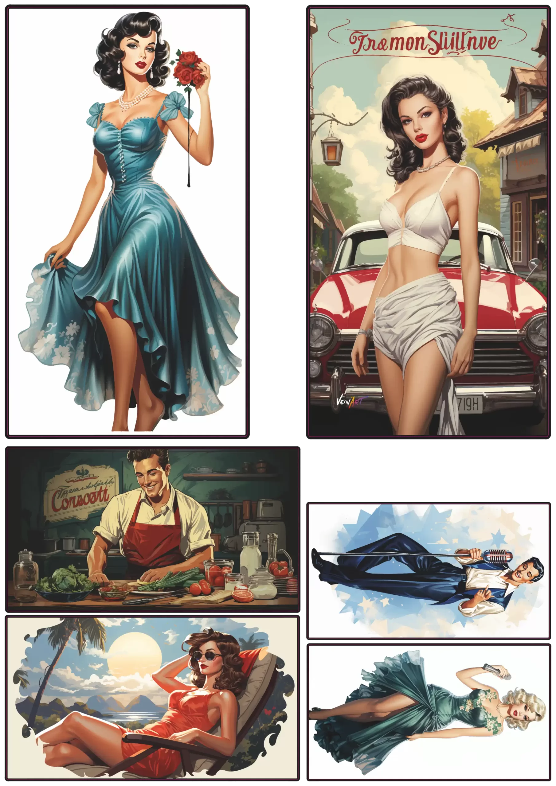 Les pin-up débarque