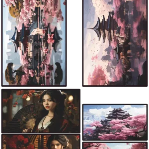 JAPON Geisha Esquisses