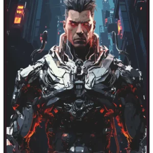Sticker cyberpunk leader