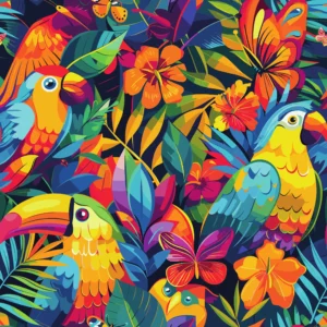 Animaux Tropicaux – Faune Éclatante
