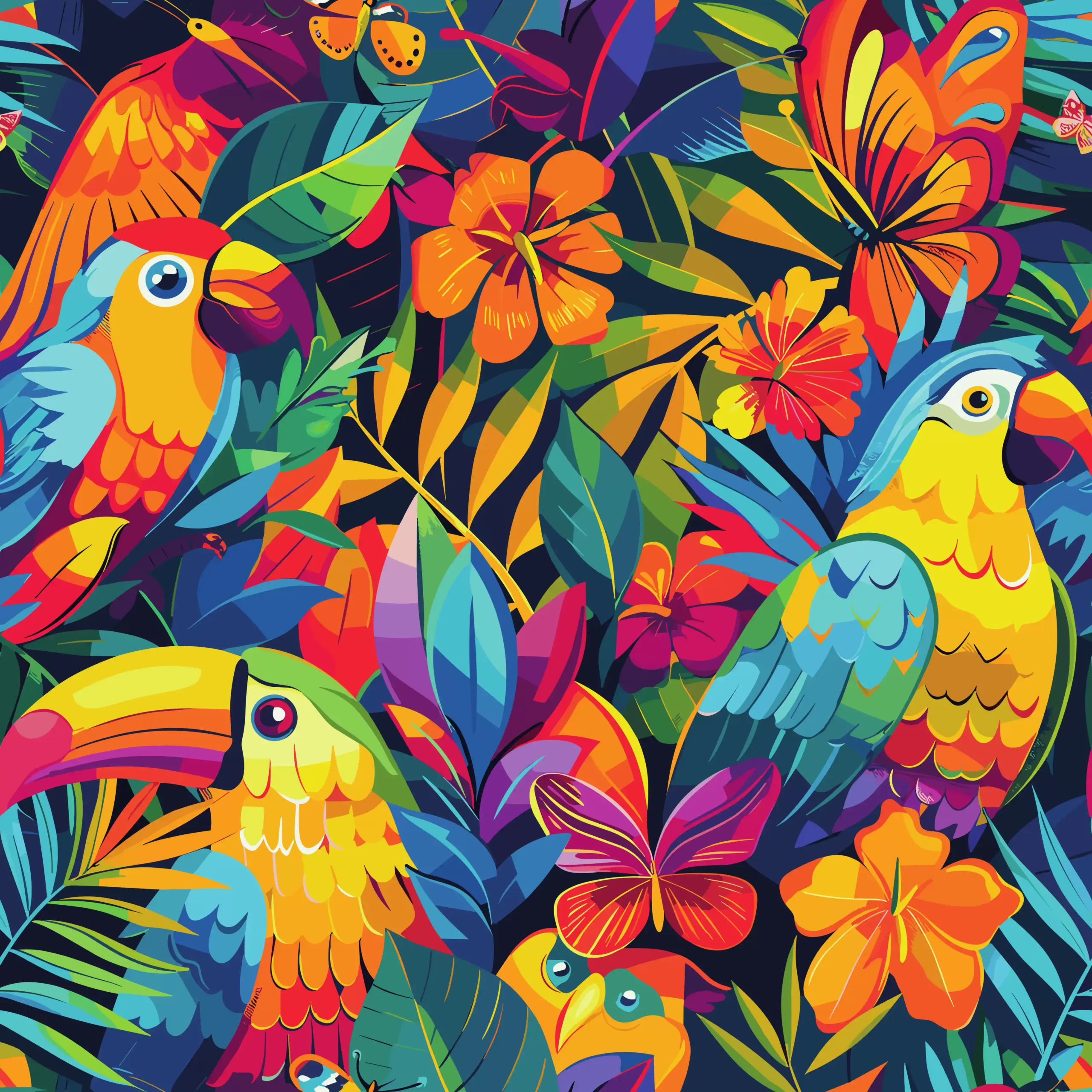 Animaux Tropicaux – Faune Éclatante