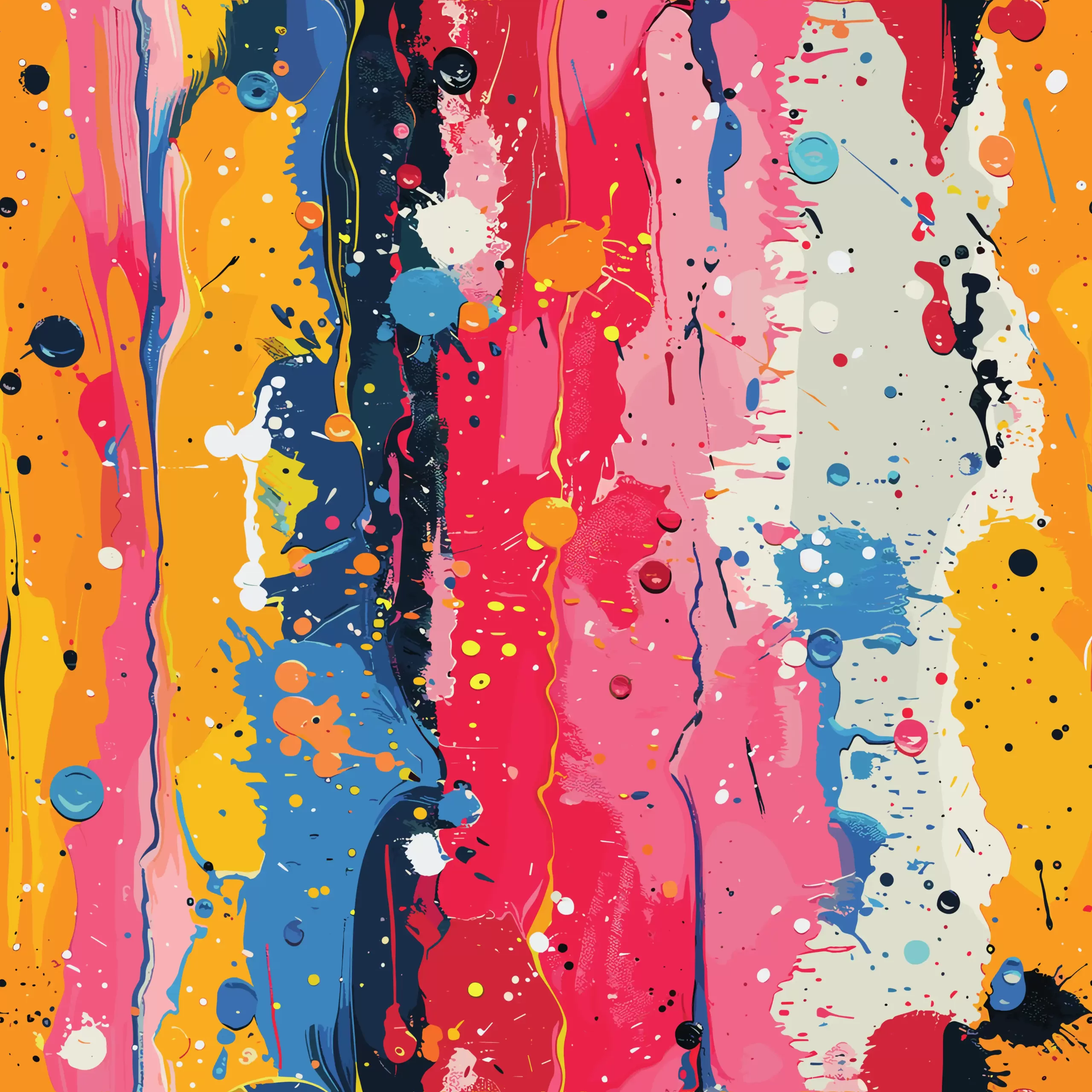Éclaboussures de Peinture – Vibes Colorées
