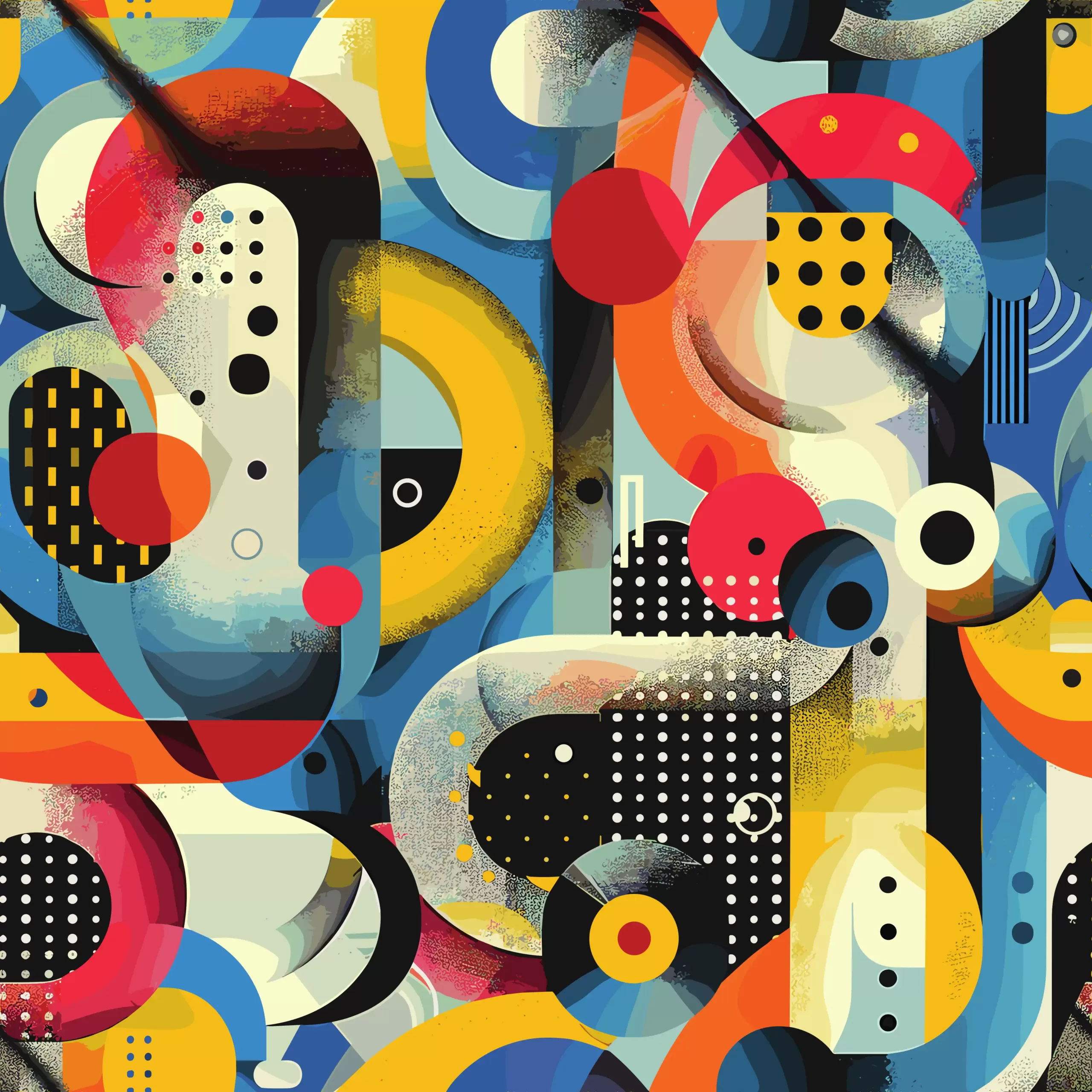 Abstrait Géométrique – Symétrie Moderne